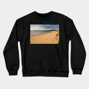 Whitmore Bay, Barry Island Beach, Wales Crewneck Sweatshirt